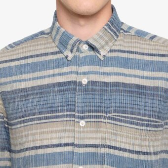 Signal - Signal - Paul horizontal shirt | K/Æ Skjorte Blue Captain