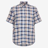 Signal - Signal - Pan waffle check shirt | K/Æ Skjorte Green Frosty