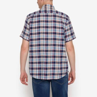 Signal - Signal - Pan waffle check shirt | K/Æ Skjorte Red Earth