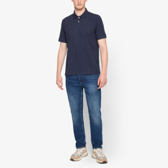 Signal - Signal - Olau structured | Polo T-shirt Deep Marine