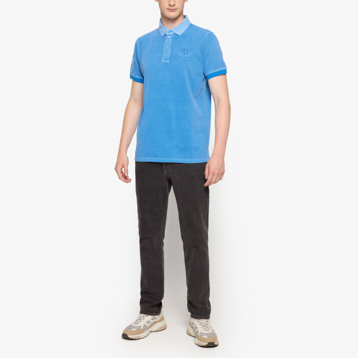 Signal - Signal - Oscar badge | Polo T-shirt Blue Slip Stream