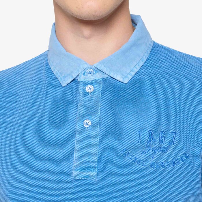 Signal - Signal - Oscar badge | Polo T-shirt Blue Slip Stream