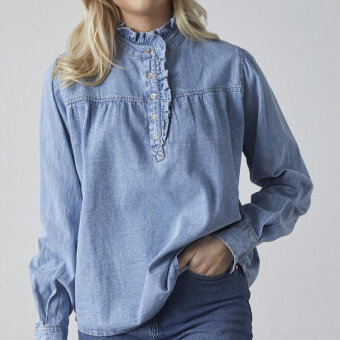 Sisters Point ( Dame ) - SISTERS POINT - UBISA-SH | SKJORTE MEDIUM DENIM