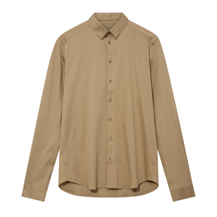 Mos Mosh Gallery - Mos Mosh - Marco crunch shirt | Skjorte Light Sand