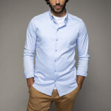 Mos Mosh Gallery - Mos Mosh - Marco crunch shirt | Skjorte Light Blue