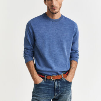 Gant - Gant - Sunfaded crew neck | Strik Persian Blue