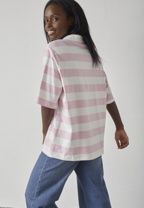 Sisters Point ( Dame ) - SISTERS POINT - VIVA-POLO.SS | POLO T-SHIRT CREAM BARBIE