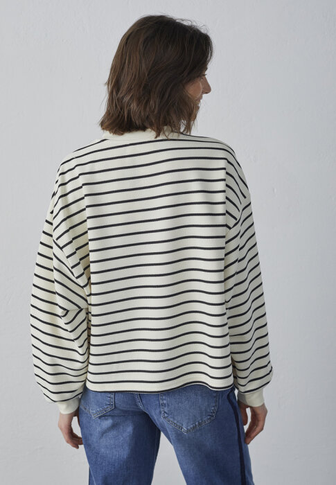 Sisters Point ( Dame ) - SISTERS POINT - ELISO | SWEATSHIRT CREAM BLACK