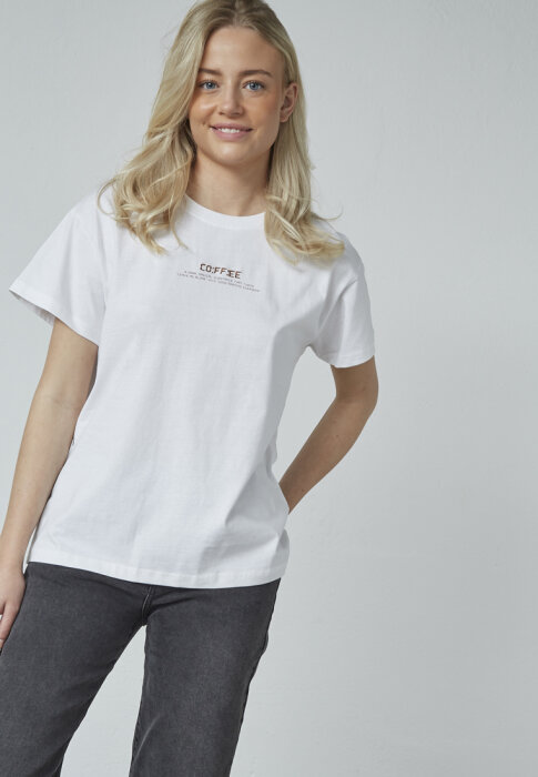 Sisters Point ( Dame ) - SISTERS POINT - PEIN-SS 15 | T-SHIRT WHITE MOCCA