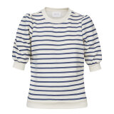 Sisters Point ( Dame ) - SISTERS POINT - NEW.PEVA-PUFF.SS | SWEATSHIRT MIDNIGHT STRIPE