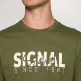 Signal - Signal - Owen print tee | T-shirt Cypress Green