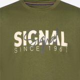 Signal - Signal - Owen print tee | T-shirt Cypress Green