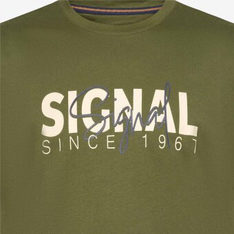 Signal - Signal - Owen print tee | T-shirt Cypress Green