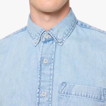 Signal - Signal - Per denim shirt | Skjorte Blue Light Chambrey