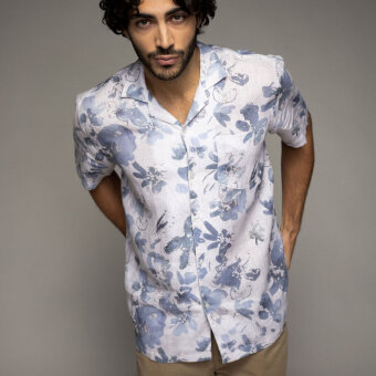 Mos Mosh Gallery - Mos Mosh - Babel linen shirt | K/Æ Skjorte Ecru