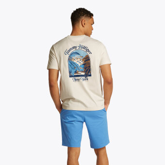 Tommy Hilfiger  - Tommy Hilfiger - Summer photo tee | T-shirt Ivory Petal