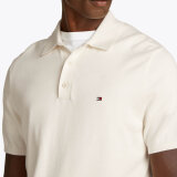 Tommy Hilfiger  - Tommy Hilfiger - Cotton knitted polo | Polo T-shirt Ivory Petal