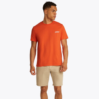 Tommy Hilfiger  - Tommy Hilfiger - Summer photo tee | T-shirt Brilliant Orange