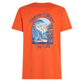 Tommy Hilfiger  - Tommy Hilfiger - Summer photo tee | T-shirt Brilliant Orange
