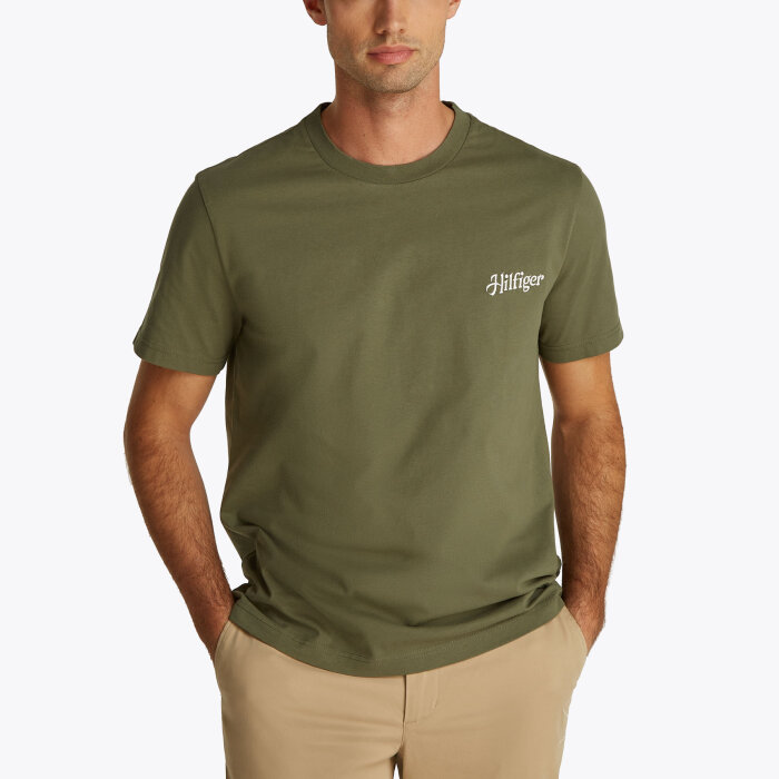 Tommy Hilfiger  - Tommy Hilfiger - Summer photo tee | T-shirt battle green