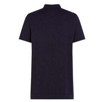 Tommy Hilfiger  - Tommy Hilfiger - Cotton knitted polo | Polo T-shirt Marineblå