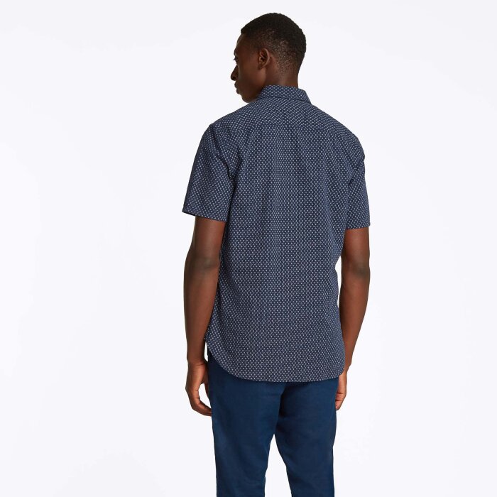 Tommy Hilfiger  - Tommy Hilfiger - Seersucker shirt | K/Æ Skjorte Night Sky