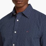 Tommy Hilfiger  - Tommy Hilfiger - Seersucker shirt | K/Æ Skjorte Night Sky