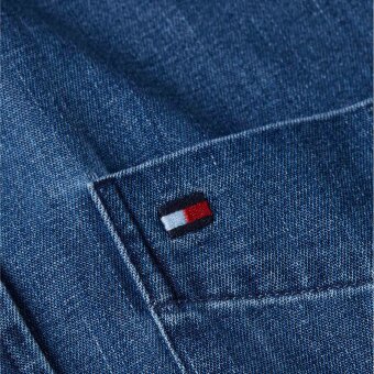 Tommy Hilfiger  - Tommy Hilfiger - TH Lightweight denim shirt | Skjorte blue