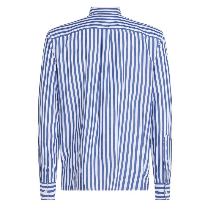 Tommy Hilfiger  - Tommy Hilfiger -  Flex poplin shirt | Skjorte Wedge Blue
