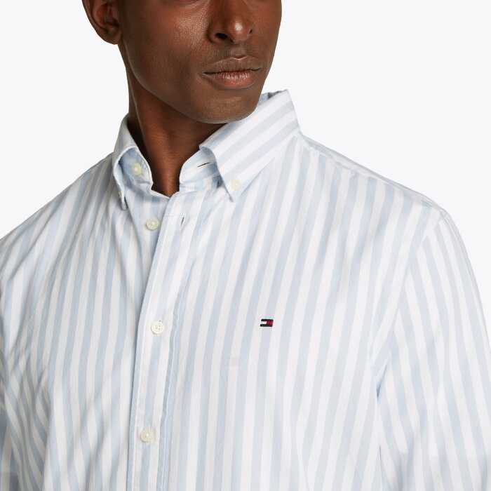 Tommy Hilfiger  - Tommy Hilfiger - Flex poplin shirt | Skjorte sweet Blue