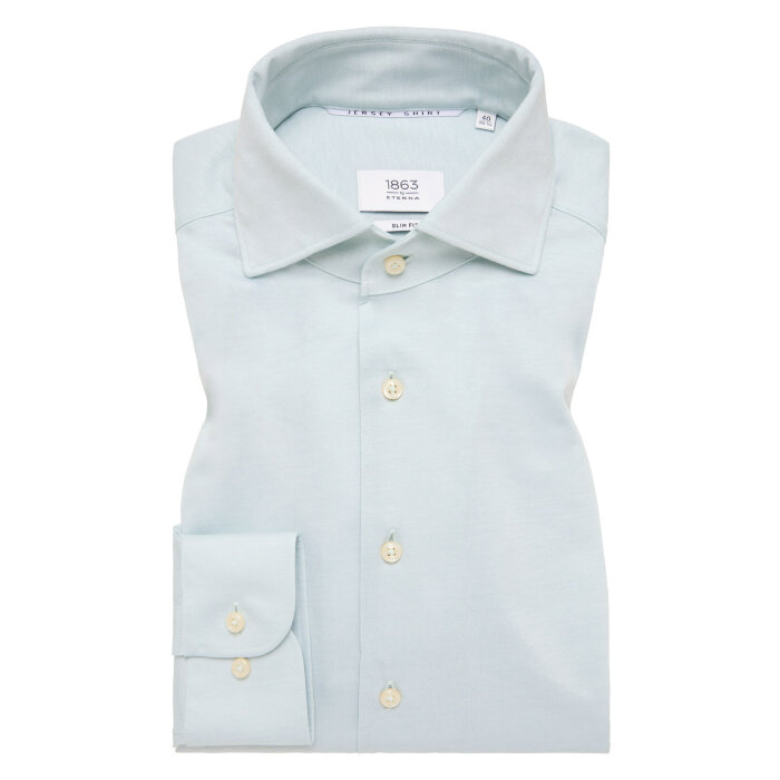 Eterna - Eterna - 2269 YSV1 40 | Slim fit Skjorte grøn