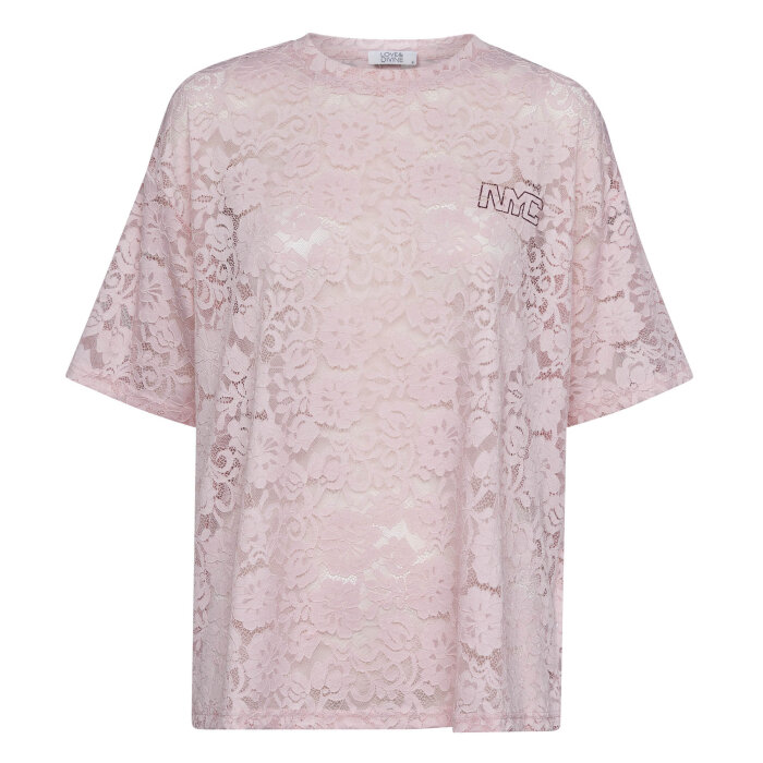 Love&divine ( Dame ) - LOVE&DIVINE - LOVE1337 | T-SHIRT BABY PINK