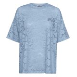 Love&divine ( Dame ) - LOVE&DIVINE - LOVE1337 | T-SHIRT  DENIM BLUE