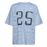 Love&divine ( Dame ) - LOVE&DIVINE - LOVE1337 | T-SHIRT  DENIM BLUE