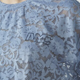 Love&divine ( Dame ) - LOVE&DIVINE - LOVE1337 | T-SHIRT  DENIM BLUE