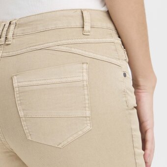 Pulz Jeans ( Dame )  - PULZ - PZROSITA HW CAPRI | KNICKERS WHITE PEPPER