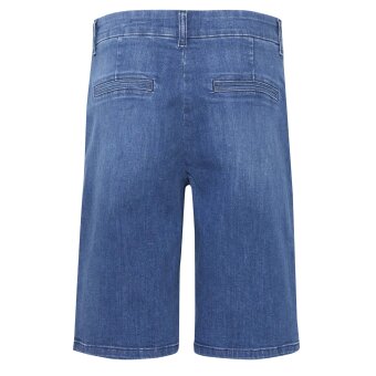 Pulz Jeans ( Dame )  - PULZ - PZKATJA HW CHINO | SHORTS MEDIUM BLUE DENIM