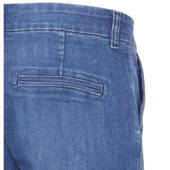 Pulz Jeans ( Dame )  - PULZ - PZKATJA HW CHINO | SHORTS MEDIUM BLUE DENIM