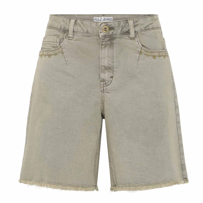 Pulz Jeans ( Dame )  - PULZ - PZANNIE HW | SHORTS VETIVER