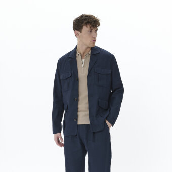 Matinique - Matinique - Drakes | Overshirt Dark Navy