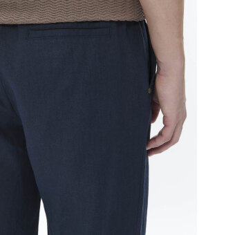 Matinique - Matinique - Fisher linen pants | Hørbuks Dark Navy