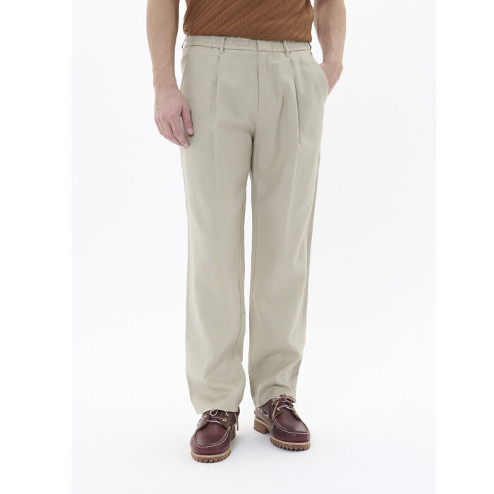 Matinique - Matinique - Fisher linen pants | Hørbuks Plaza Taupe