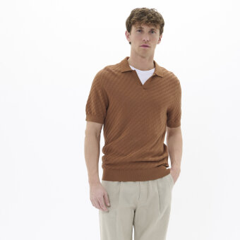 Matinique - Matinique - Polo V | Polo T-shirt Nuthatch