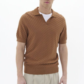Matinique - Matinique - Polo V | Polo T-shirt Nuthatch