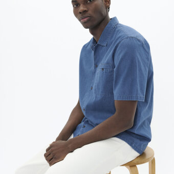 Matinique - Matinique - Flint shirt | K/Æ Skjorte Medium Washed
