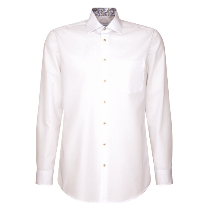 Seidensticker - Seidensticker - 147250 01 | Regular fit Skjorte Hvid