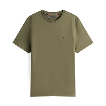 Tommy Hilfiger  - Tommy Hilfiger - Ess regular solid tee | T-shirt Battle green