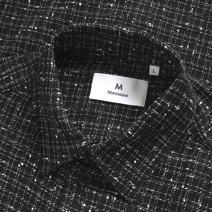 Matinique - Matinique - Franjo | K/Æ Skjorte Black