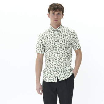 Matinique - Matinique - Trostol shirt SS | K/Æ Skjorte Light Army