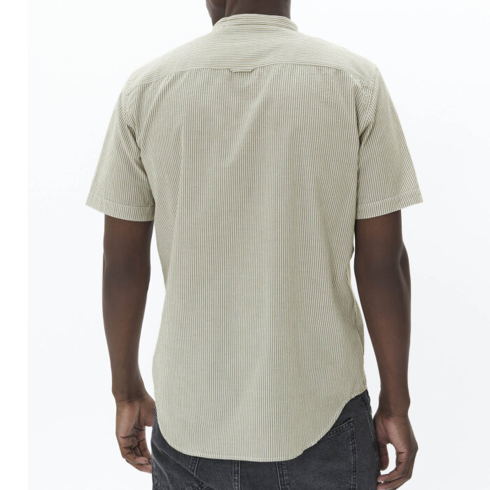 Matinique - Matinique - Trostol china shirt SS | K/Æ Skjorte Light Army
